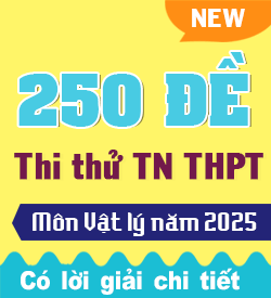 Đề thi thử THPTQG Vật Lý 2025